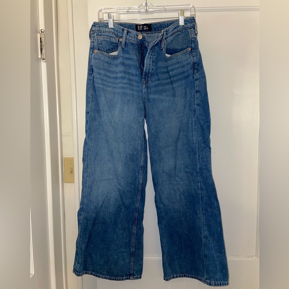 Gap High Rise Wide Leg Jeans